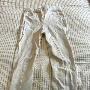 White English Dressage horseback riding pants/breaches